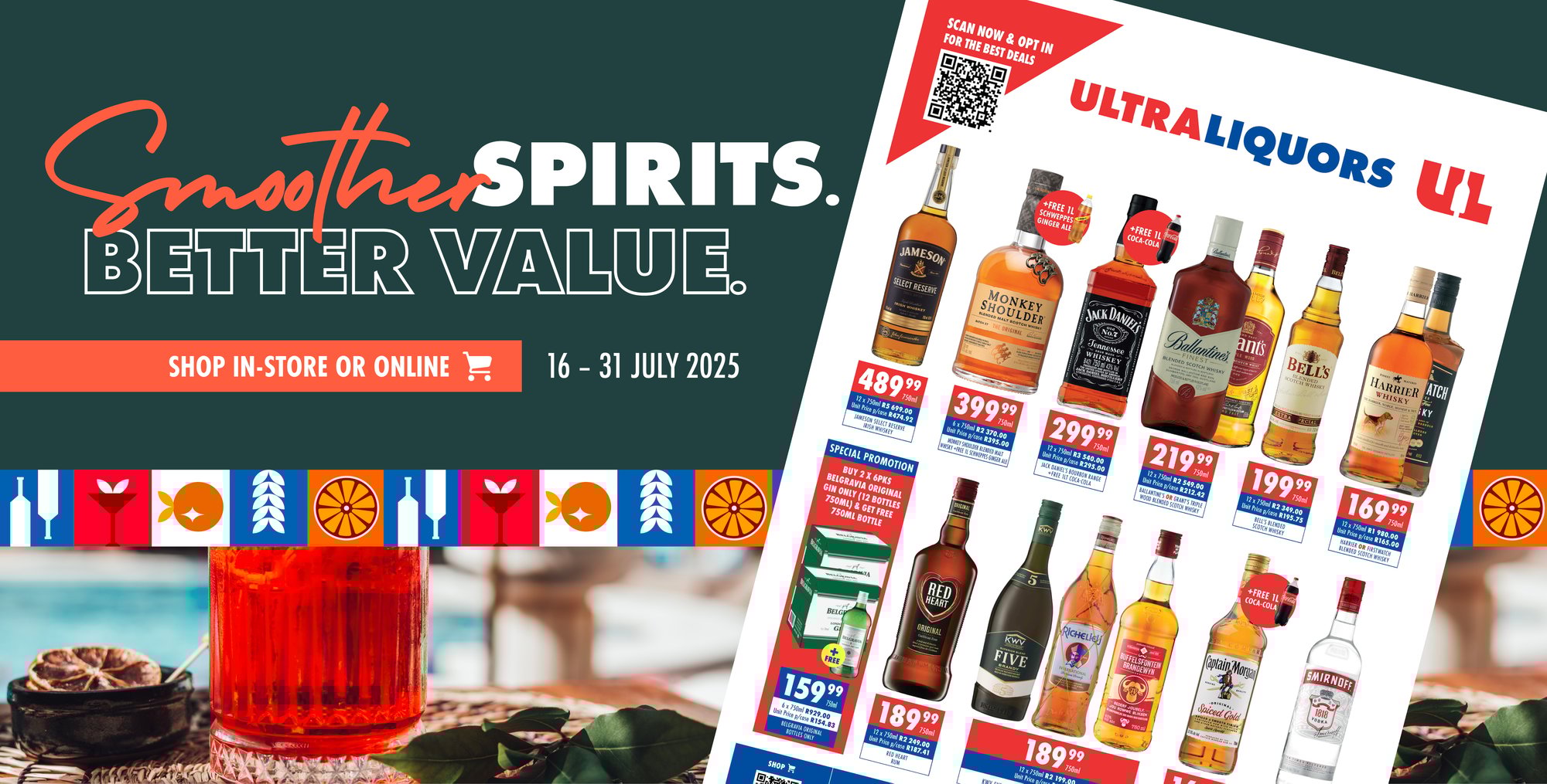 Smoother Spirits. Better Value